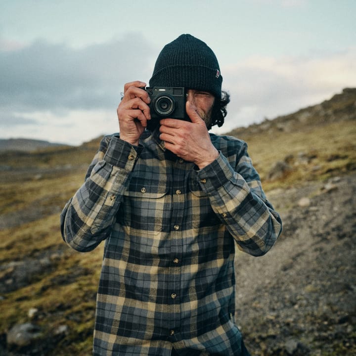 Fjällräven Men's Singi Heavy Flannel Shirt Autumn Leaf-Dark Navy Fjällräven