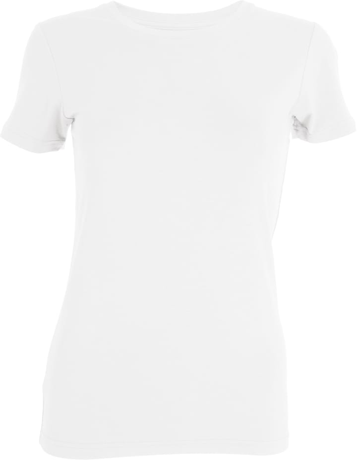 Tufte Wear Womens Crew Neck Tee Bright White Tufte Wear