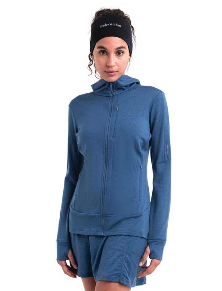 Icebreaker Women's Merino 260 Quantum Iv Longsleeve Zip Hoodie Dawn Icebreaker