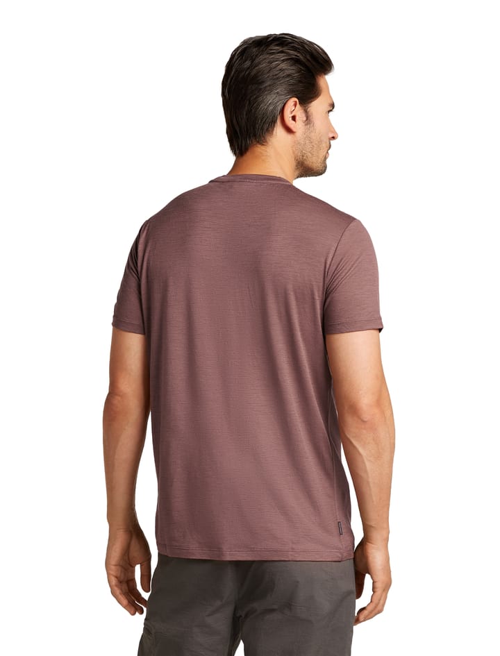 Icebreaker Men's Merino 150 Tech Lite Short Sleeve T-Shirt Polar Paddle Carob Icebreaker