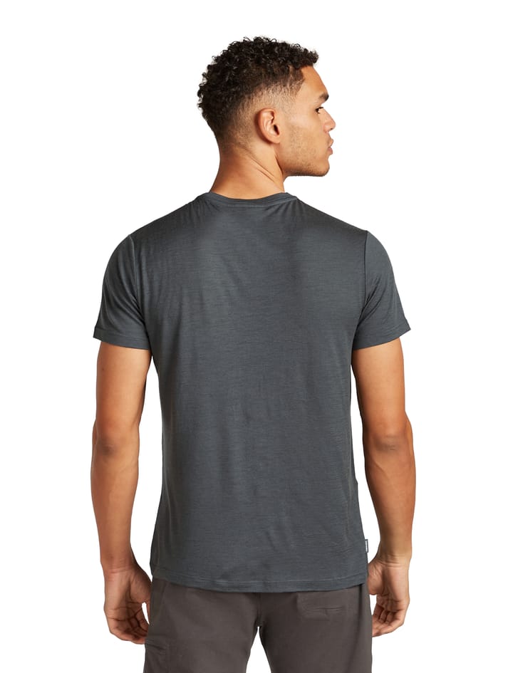 Icebreaker Men Merino 150 Tech Lite Iii Ss Tee Sunset Camp Obsidian Icebreaker