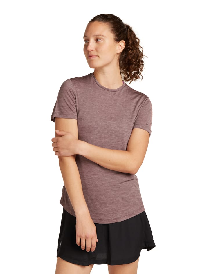 Icebreaker Women Merino 125 Cool-Lite™ Sphere Iii Ss Tee Carob Hthr Icebreaker