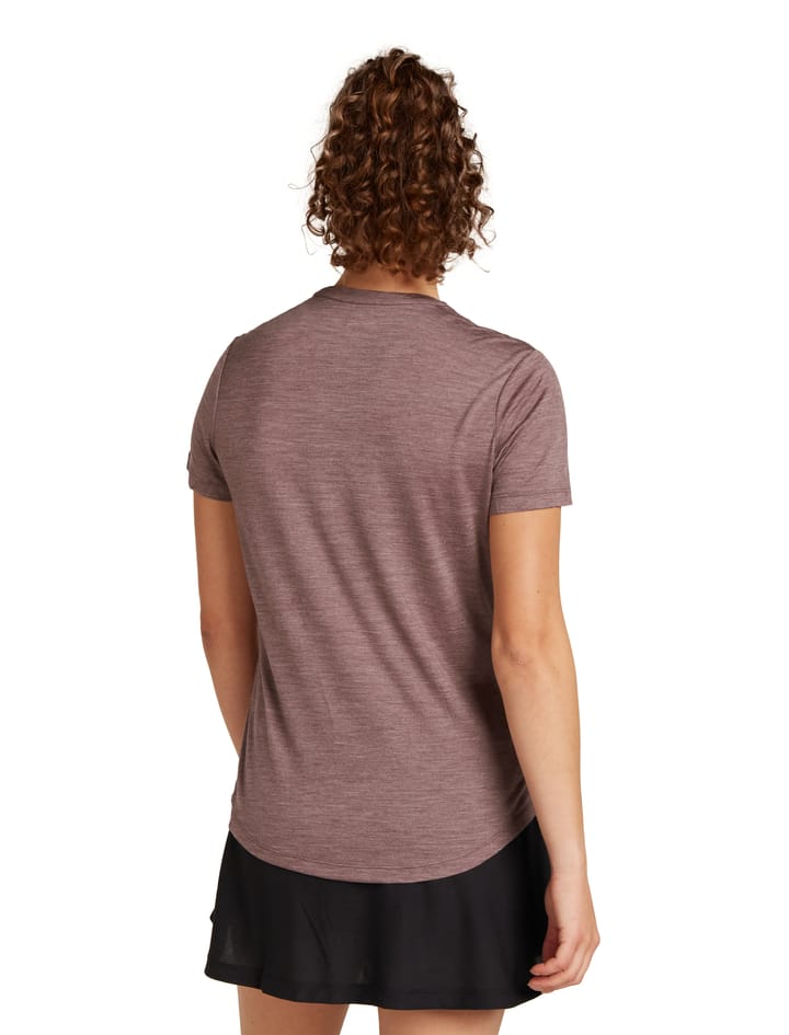 Icebreaker Women Merino 125 Cool-Lite™ Sphere Iii Ss Tee Carob Hthr Icebreaker