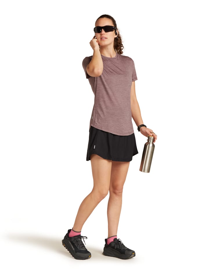 Icebreaker Women Merino 125 Cool-Lite™ Sphere Iii Ss Tee Carob Hthr Icebreaker