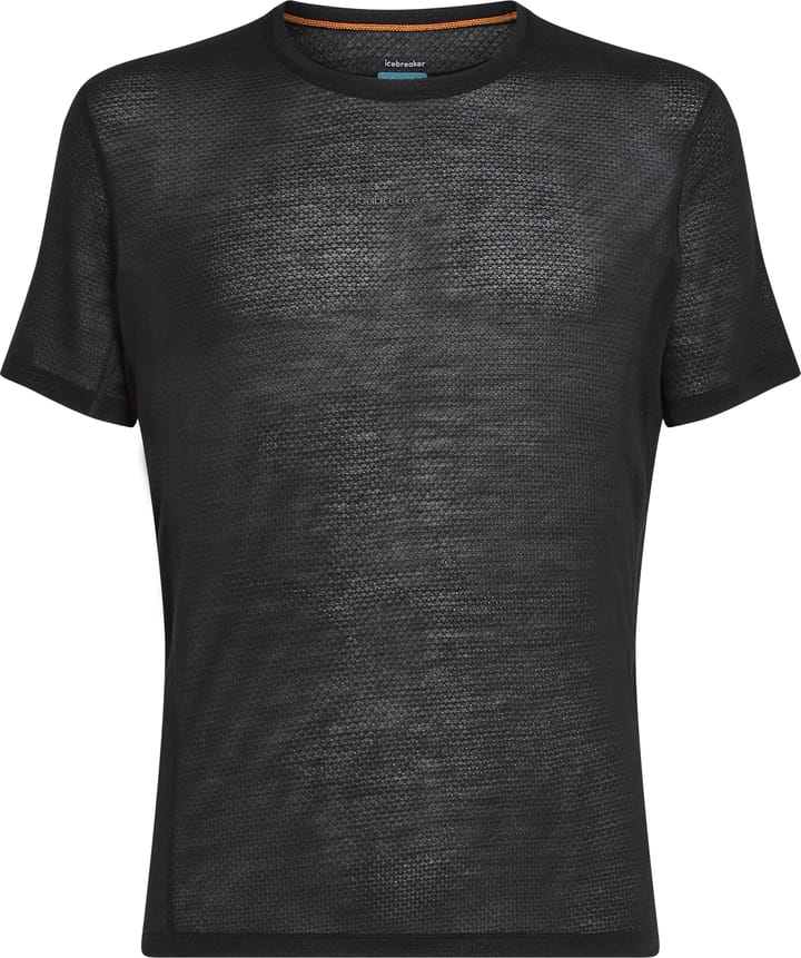 Icebreaker Men's Merino 75 Cool-Lite Featherlight Shortsleeve Crewe Black Icebreaker