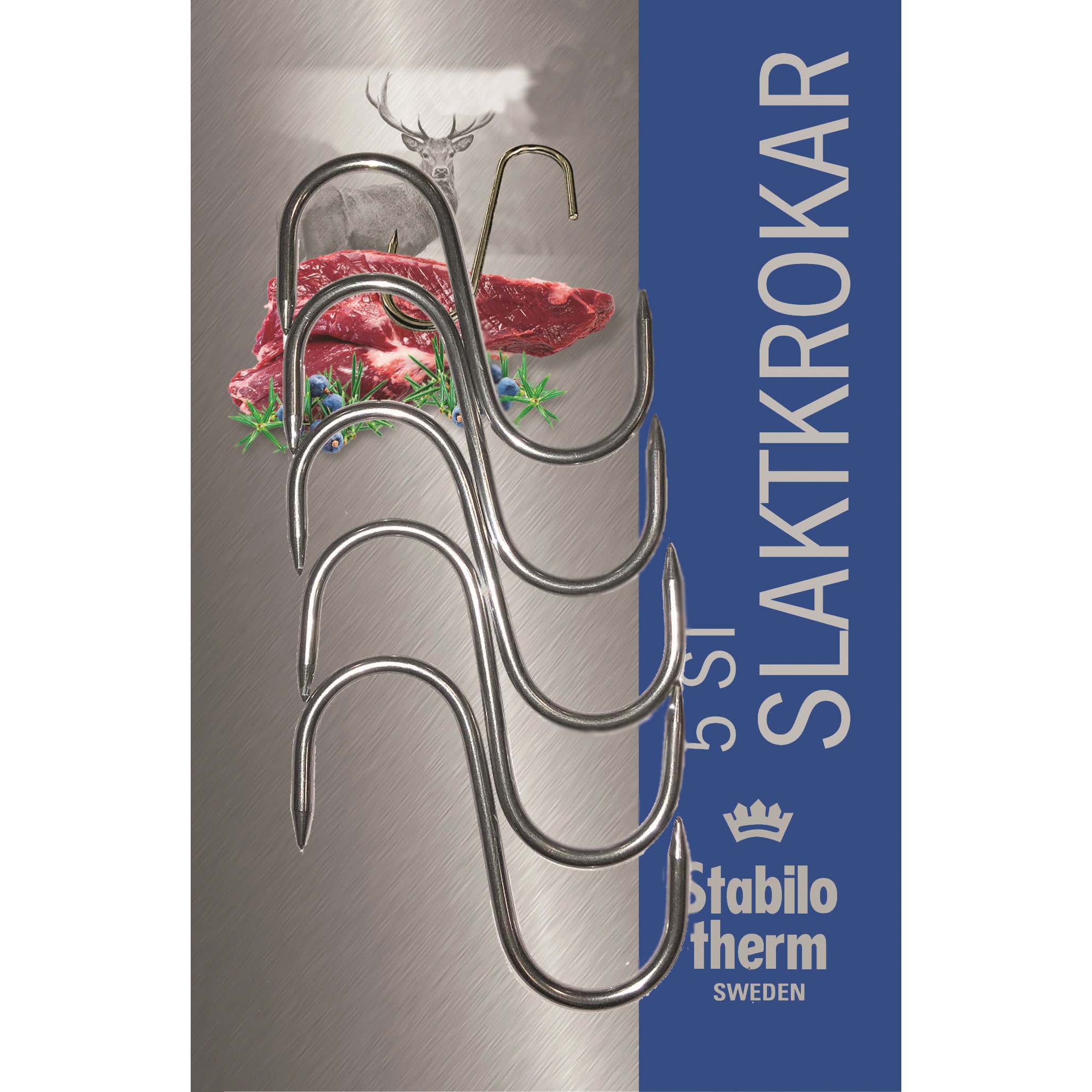 Stabilotherm Meat Hook 60/3 mm Stainless Steel