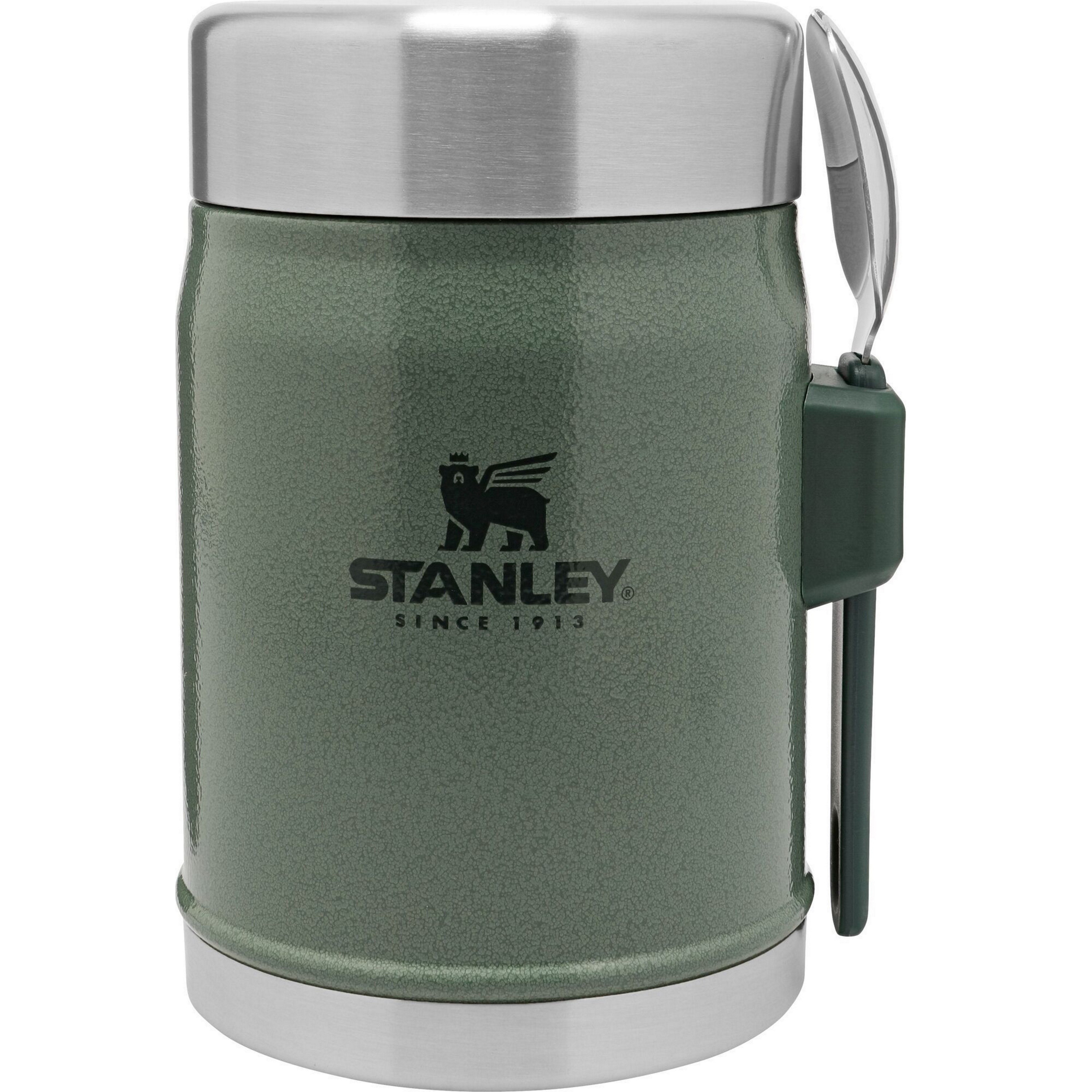 The Legendary Food Jar + Spork Hammertone Green