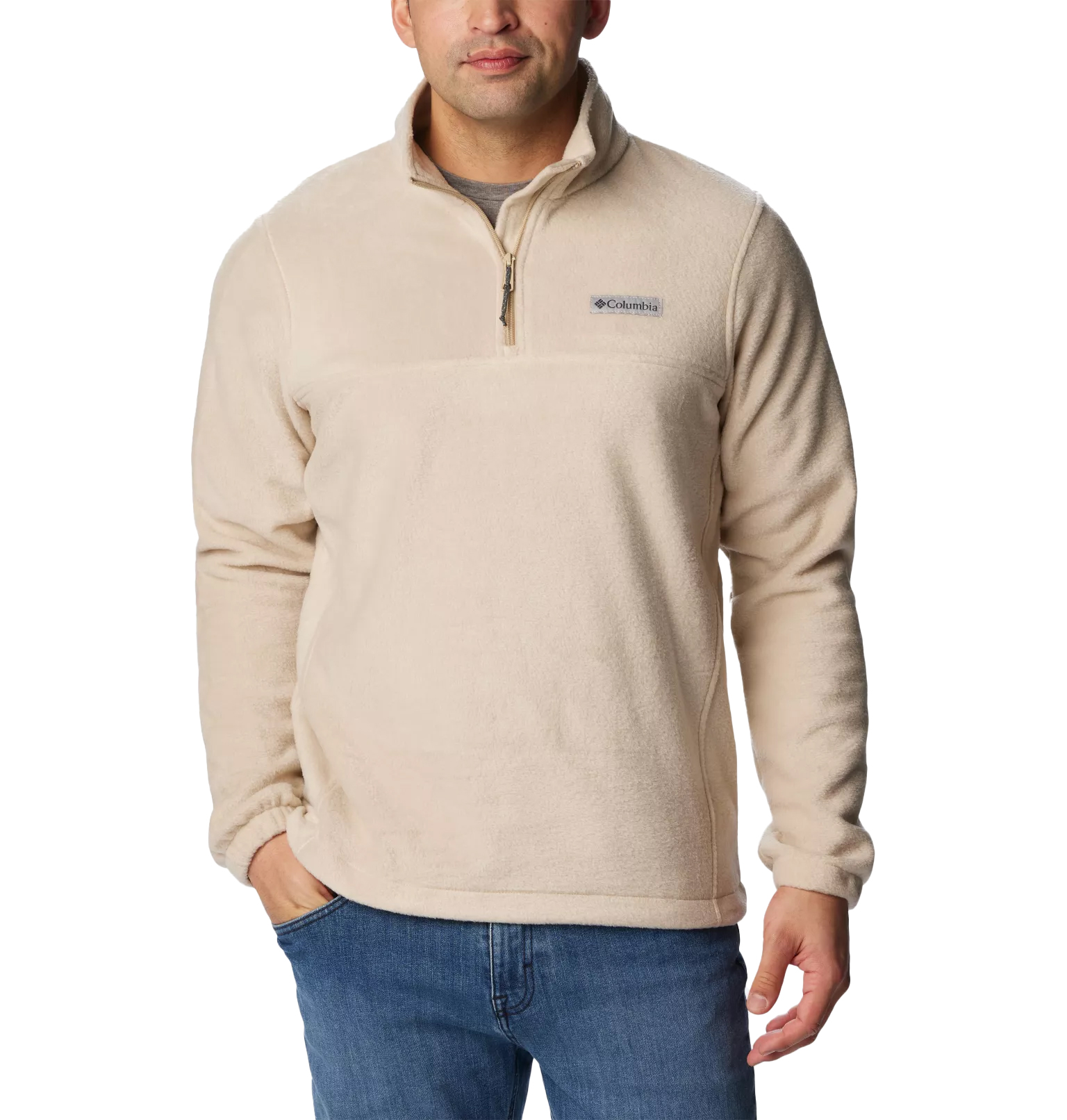 Columbia Men’s Steens Mountain Half Zip Ancient Fossil