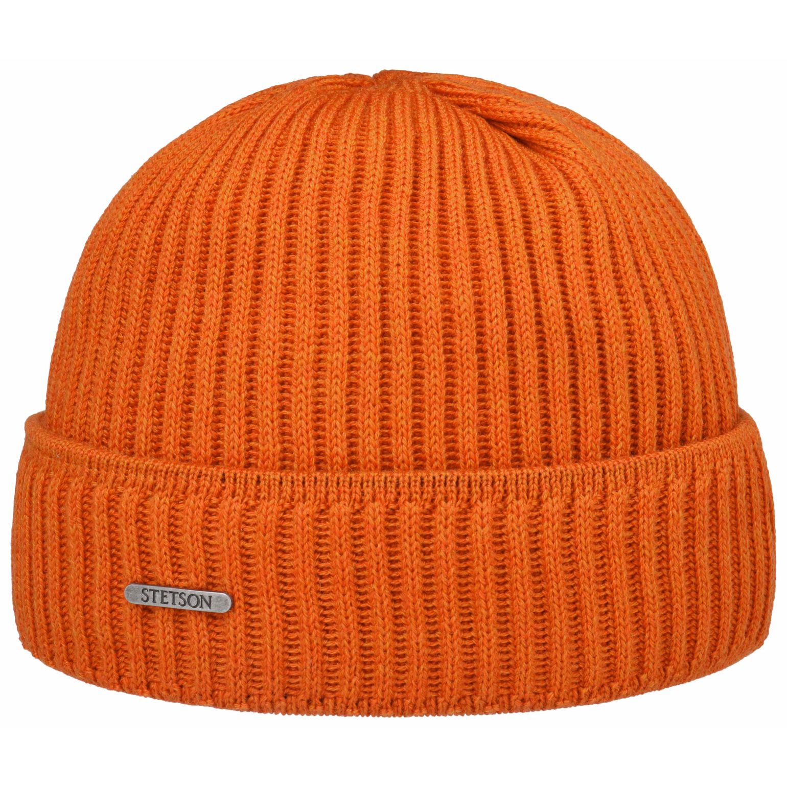 Stetson Unisex Beanie Merino Wool Orange