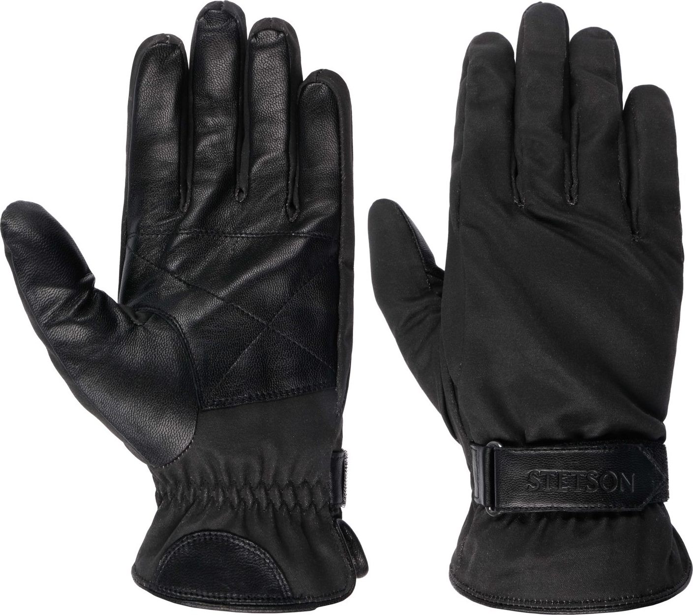 Stetson Men’s Gloves Conductive Coated Co/Pes Black