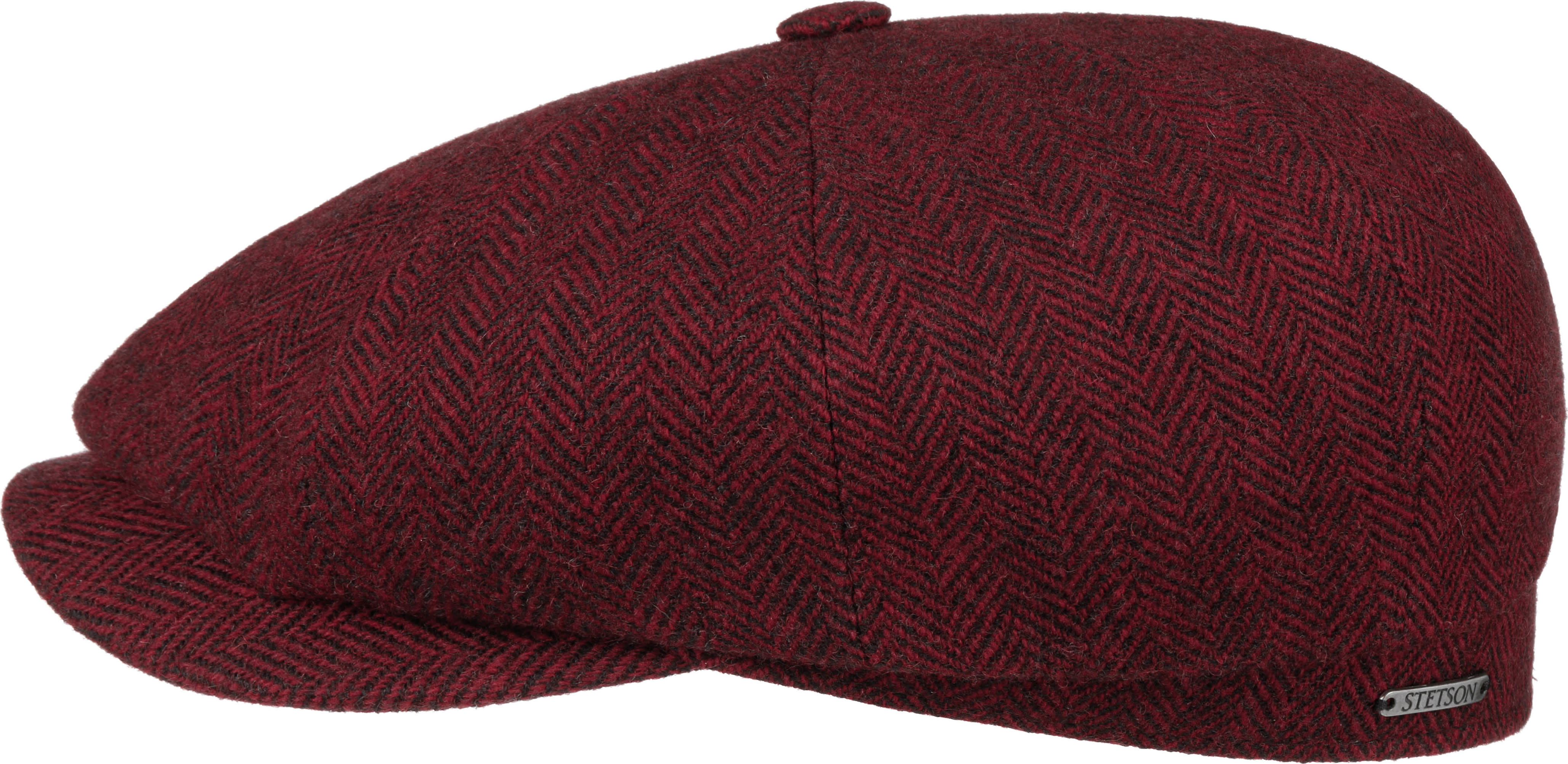 Stetson Men’s Hatteras Wool Herringbone Red