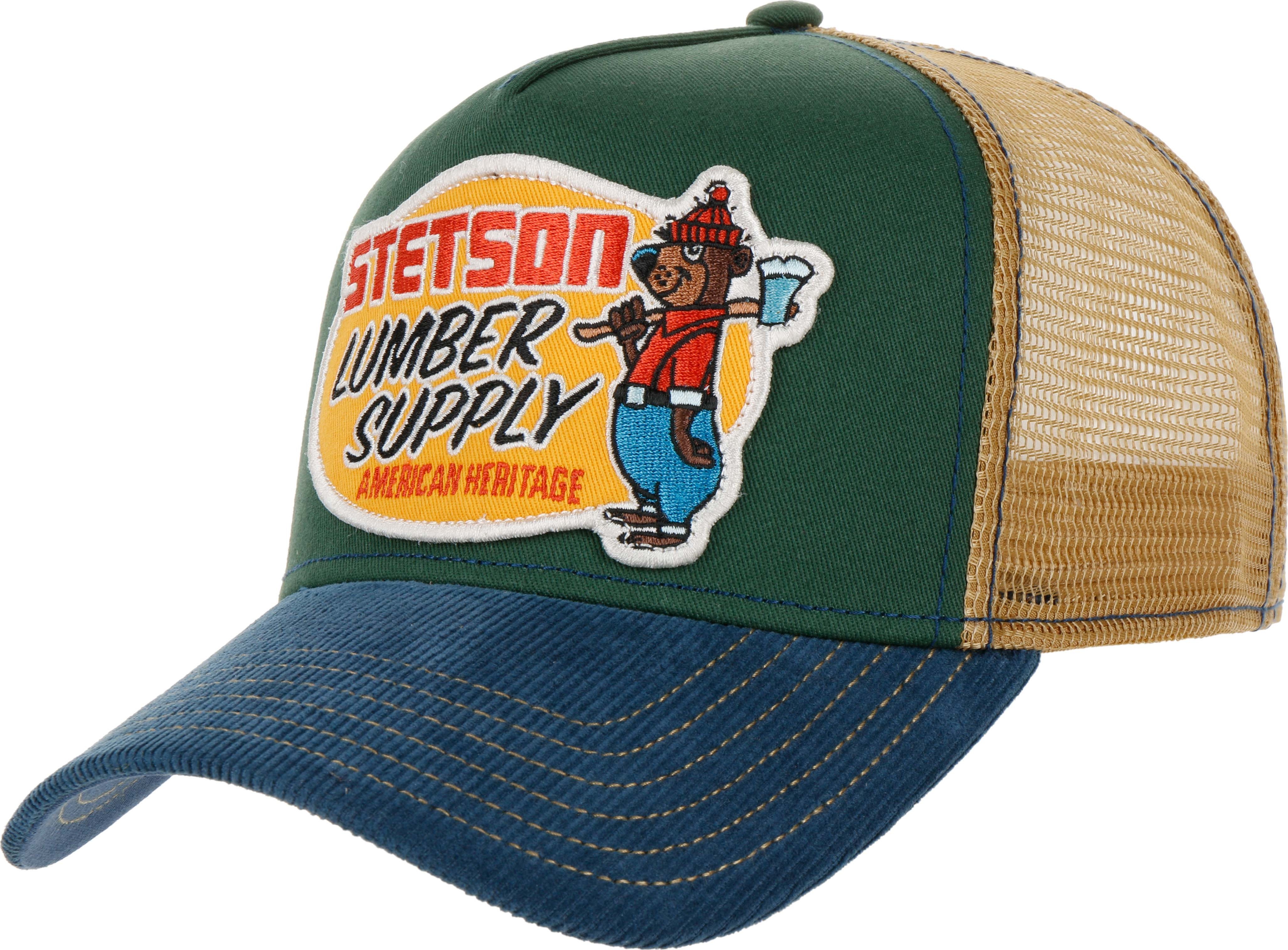 Stetson Men’s Trucker Cap Lumber Supply Blue/Green