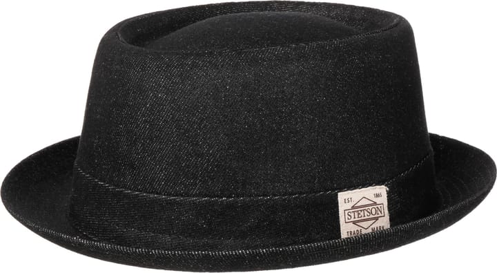 Stetson Men's Pork Pie Denim Black Stetson