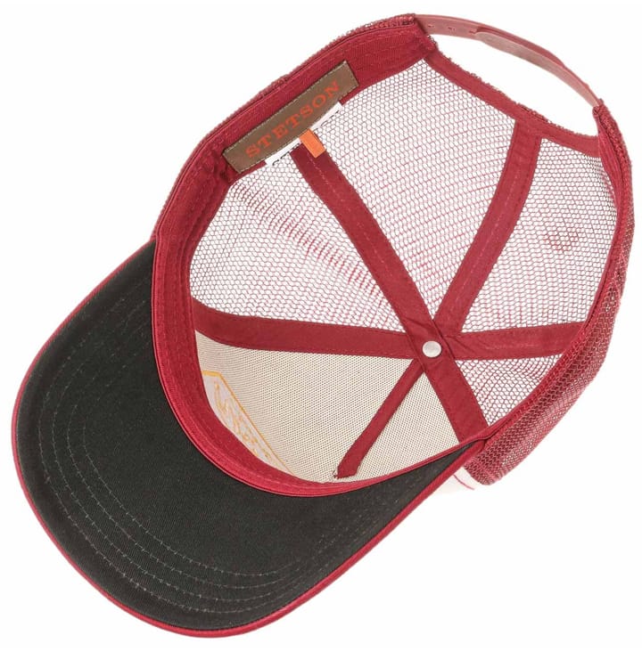 Stetson Men's Trucker Cap American Heritage Wine Red/White Stetson