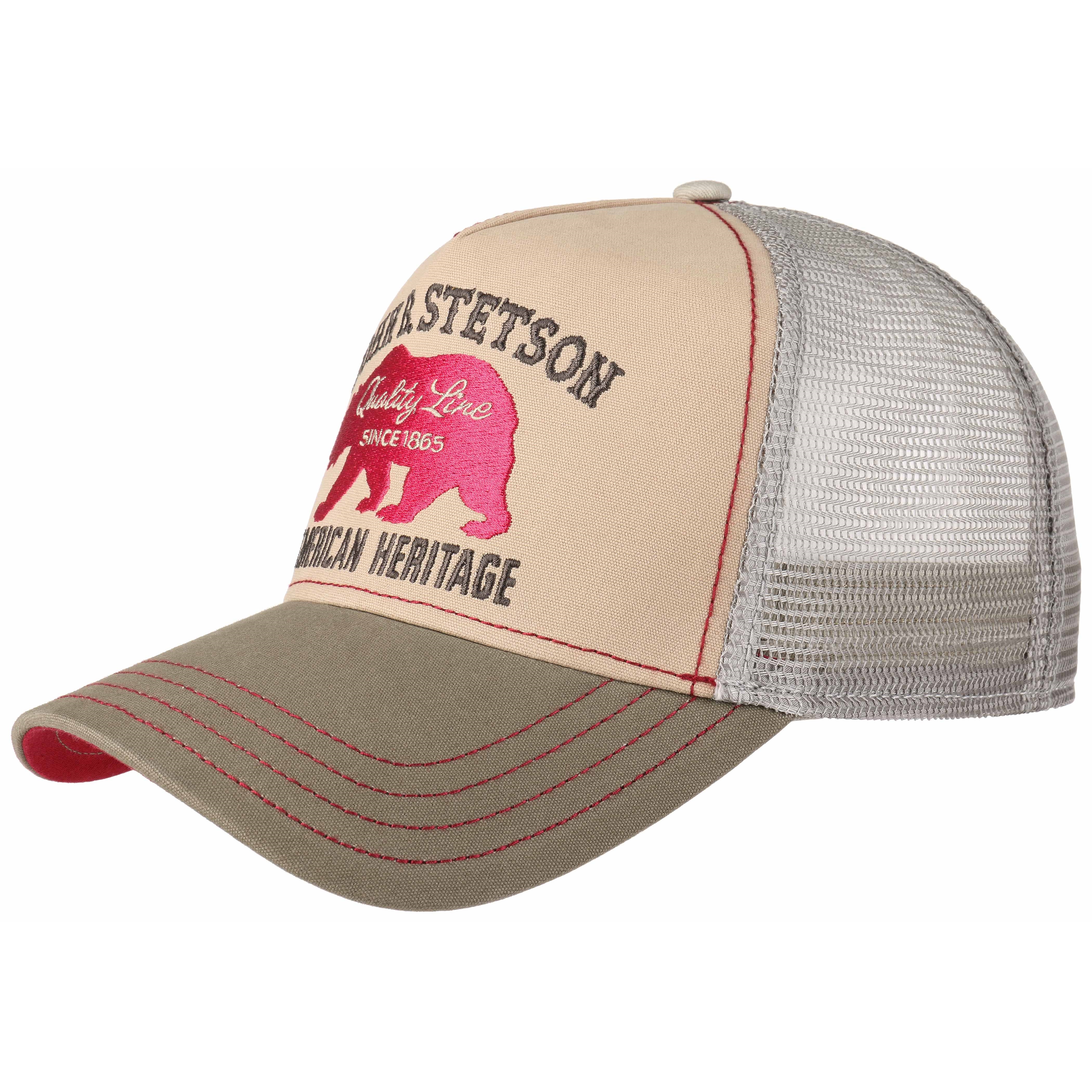 Stetson Men’s Trucker Cap Bear Beige/Olive