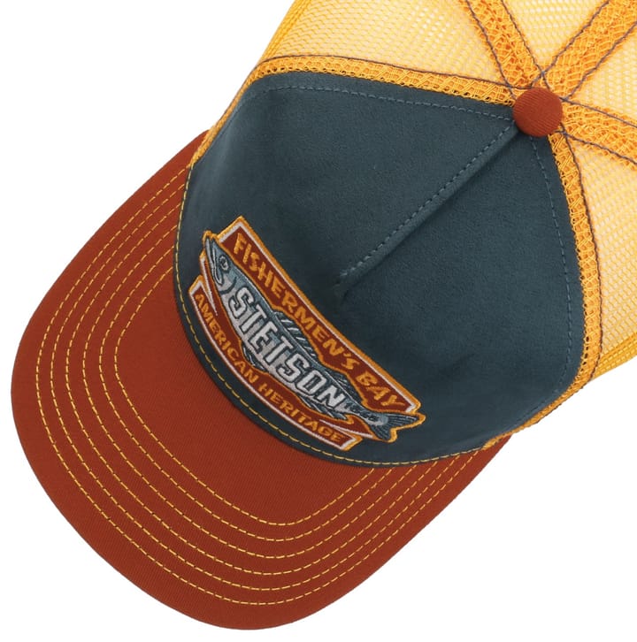 Stetson Trucker Cap Fishermen's Bay Red/Blue/Orange Stetson