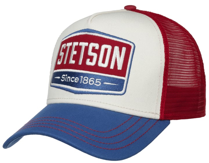 Stetson Trucker Cap Gasoline White/Red/Blue Stetson