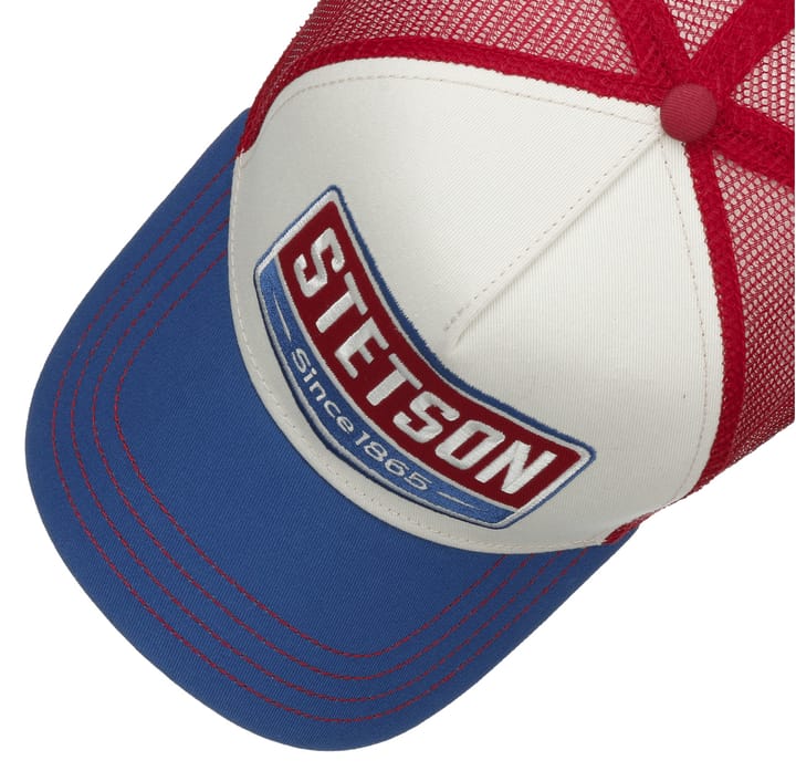 Stetson Trucker Cap Gasoline White/Red/Blue Stetson