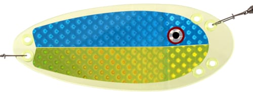 VK-Products Vk-Salmon S Blue Chartreuse 15cm Flasher Chartreuse Series VK-Products