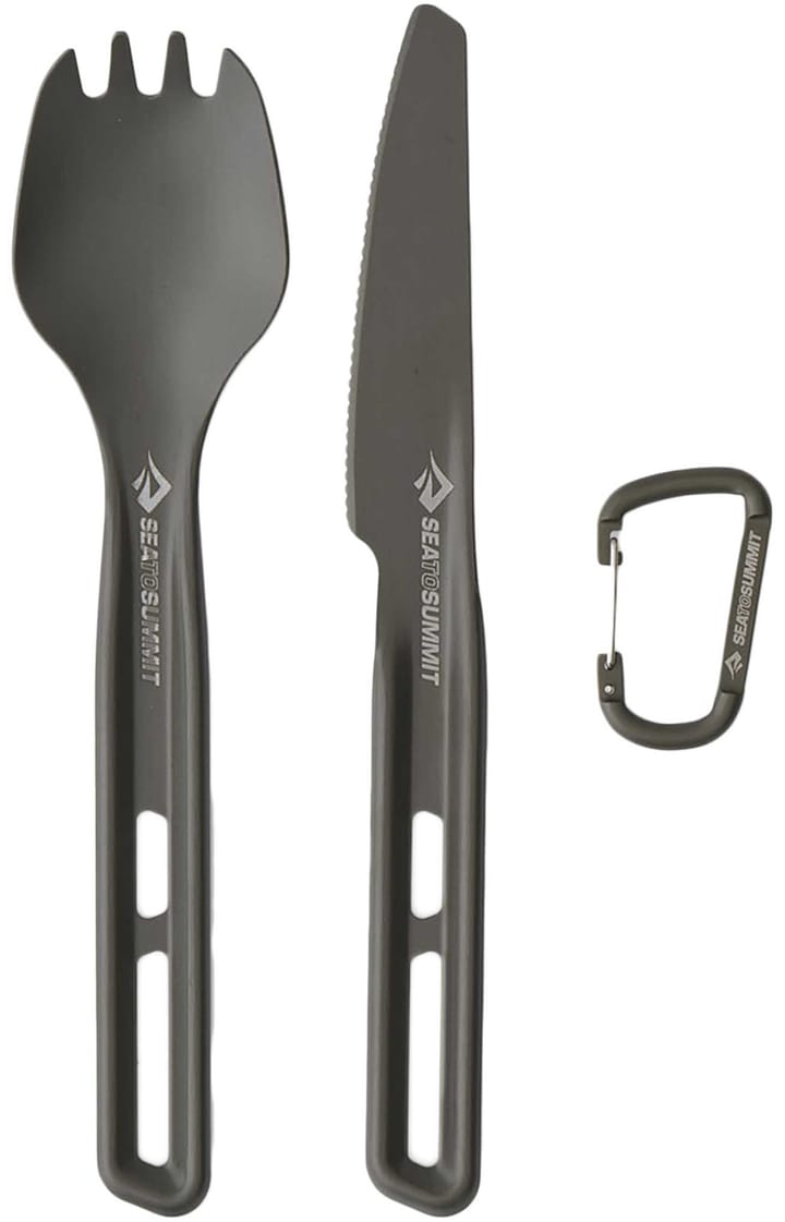 Sea To Summit Frontier Ul Cutlery Set 2pc Spork And Knife Aluminium Sea To Summit