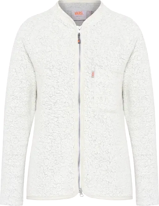 Varg Women’s Styrsö Wool Zip Jersey Off White