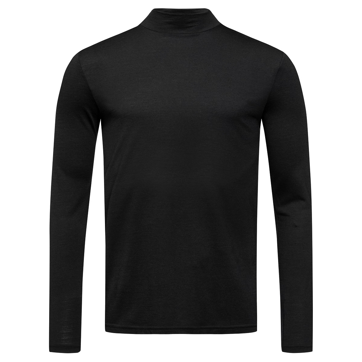 super.natural Men’s Base Turtle Neck 175 Jet Black