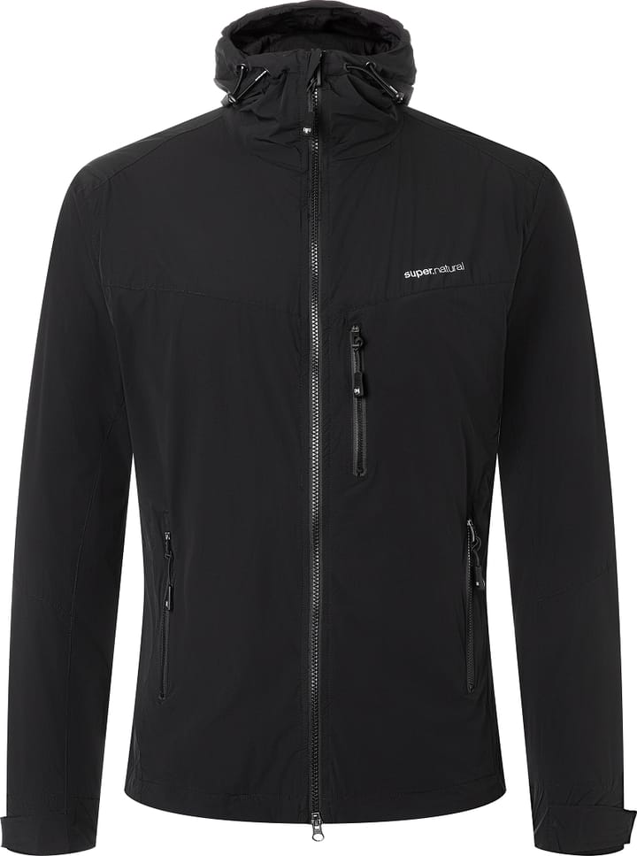 super.natural Men's Alpine Active Jacket Jet Black/Jet Black super.natural