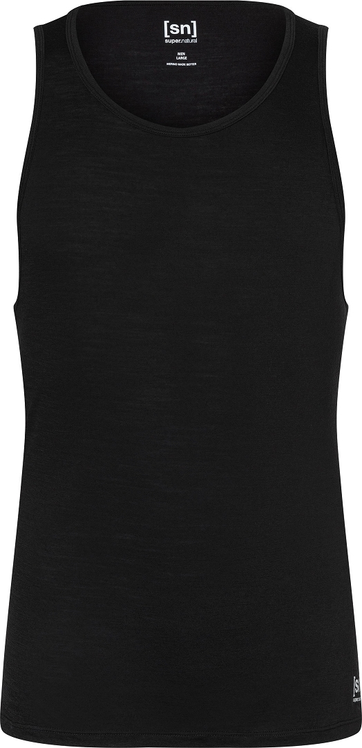 super.natural Men’s Base Tank 140 Jet Black