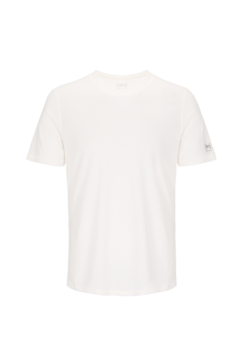 super.natural Men’s Base Tee 140 Fresh White