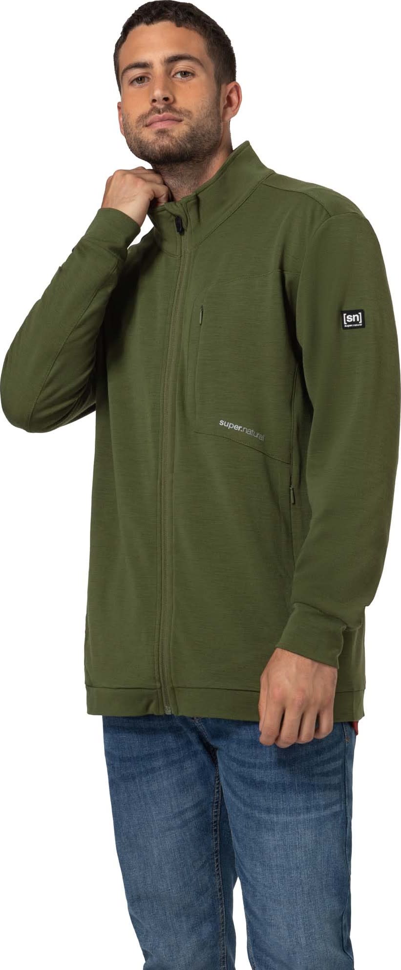 super.natural Men’s Motion Jacket Rifle Green