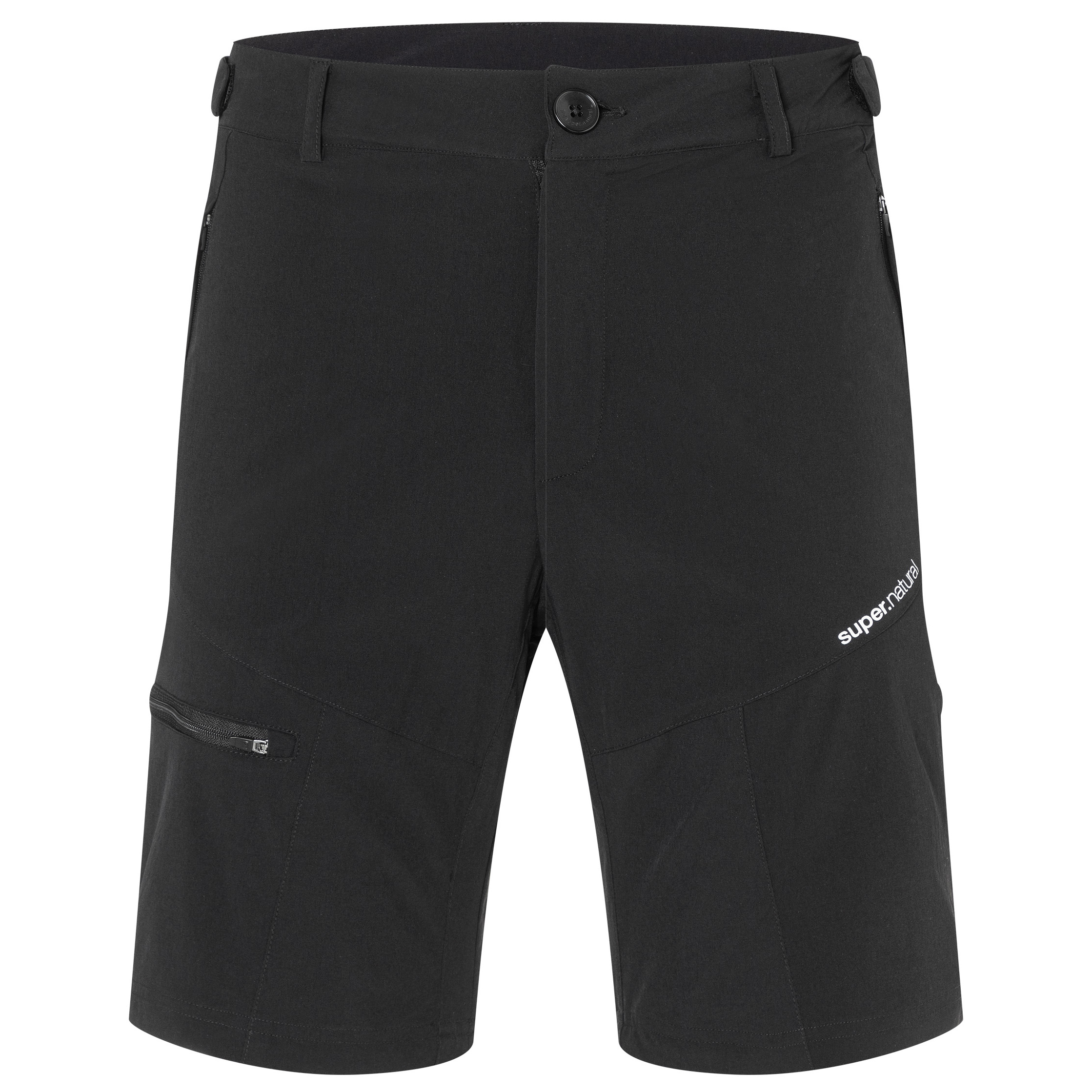 super.natural Men’s Unstoppable Shorts Jet Black