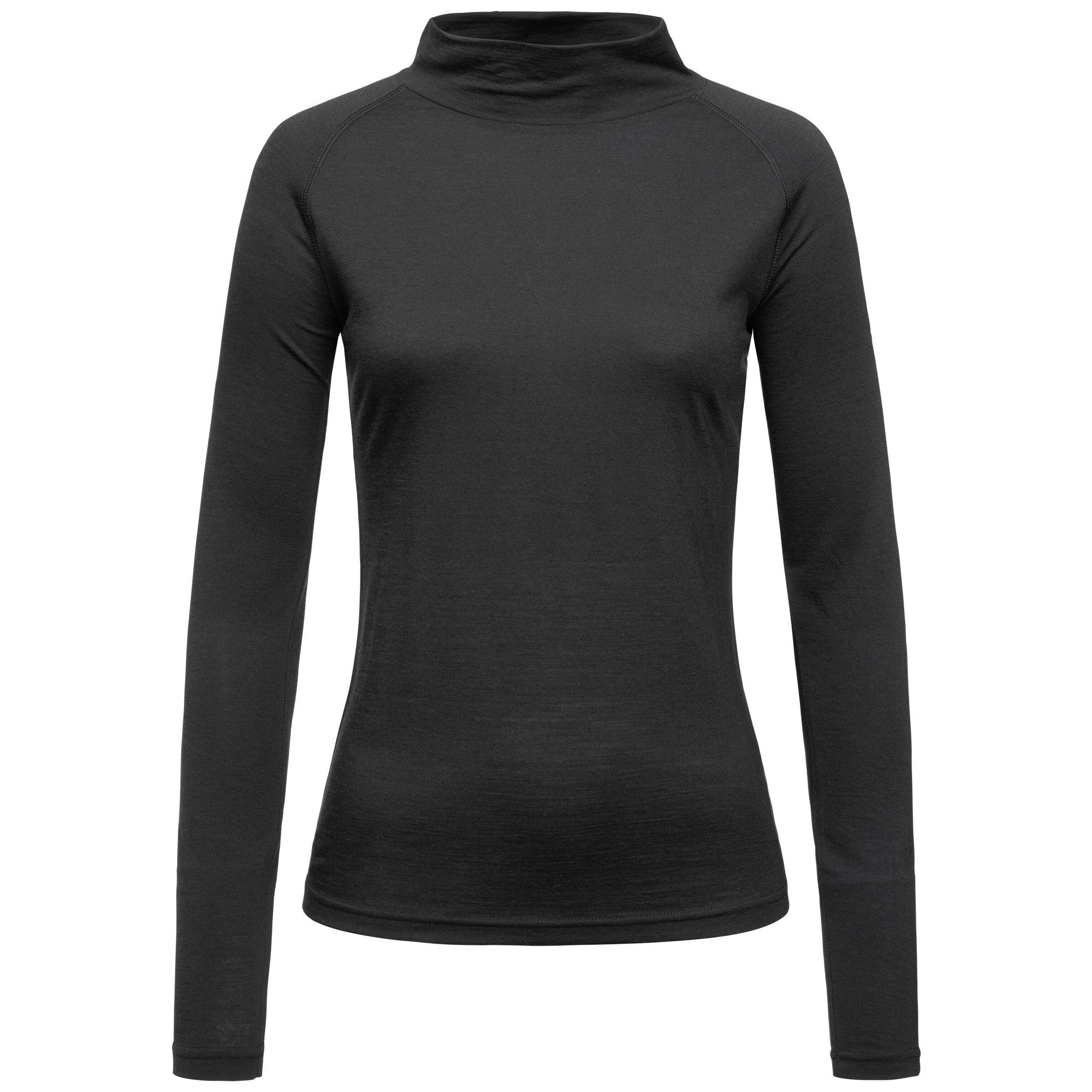 super.natural Women’s Base Turtle Neck 175 Jet Black