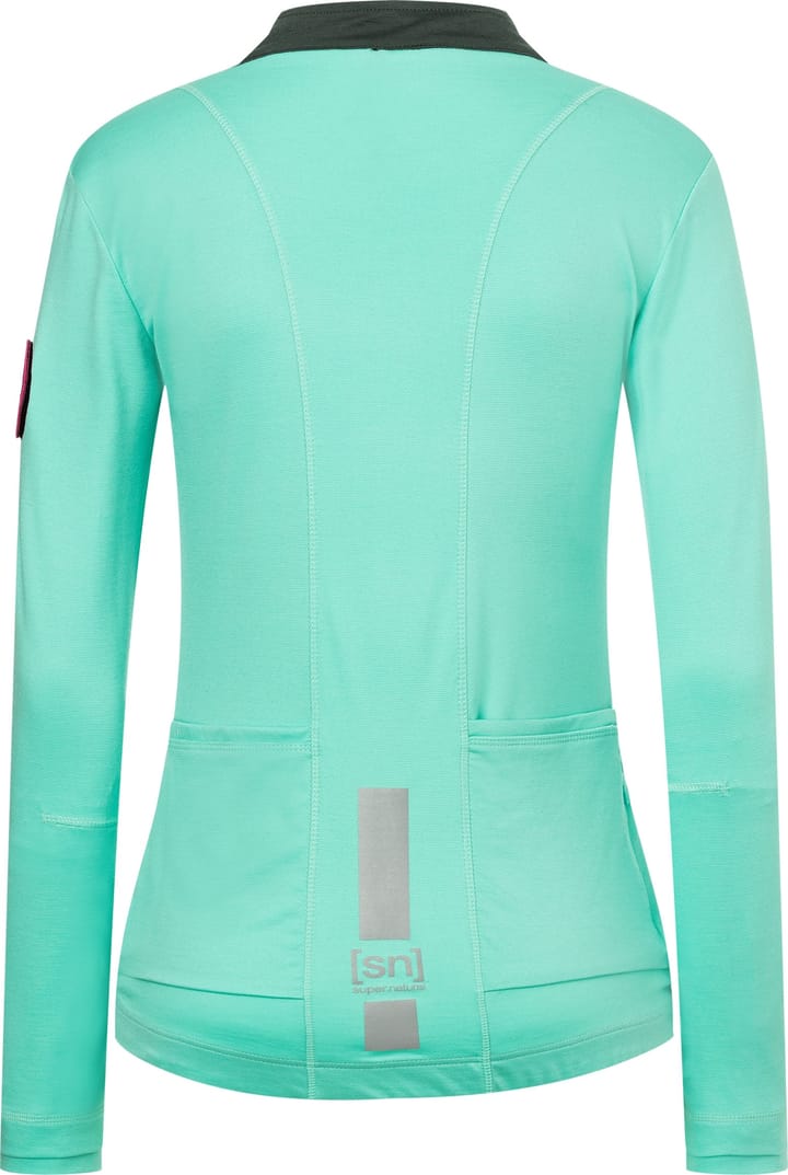 super.natural Women's Grava Long Sleeve Jersey Ice Green/Urban Chic super.natural