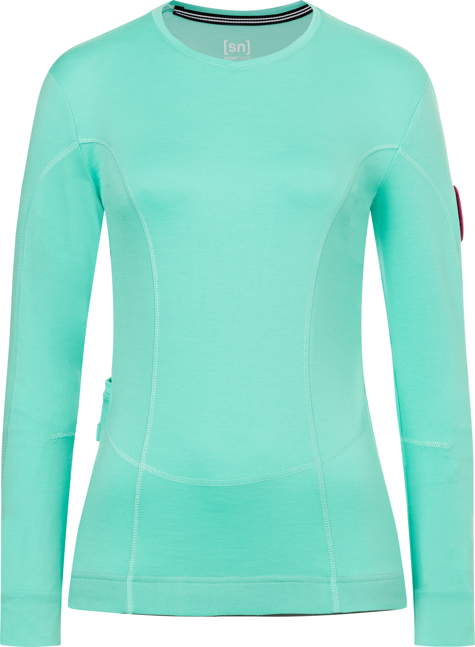 super.natural Women’s Grava Long Sleeve Ice Green