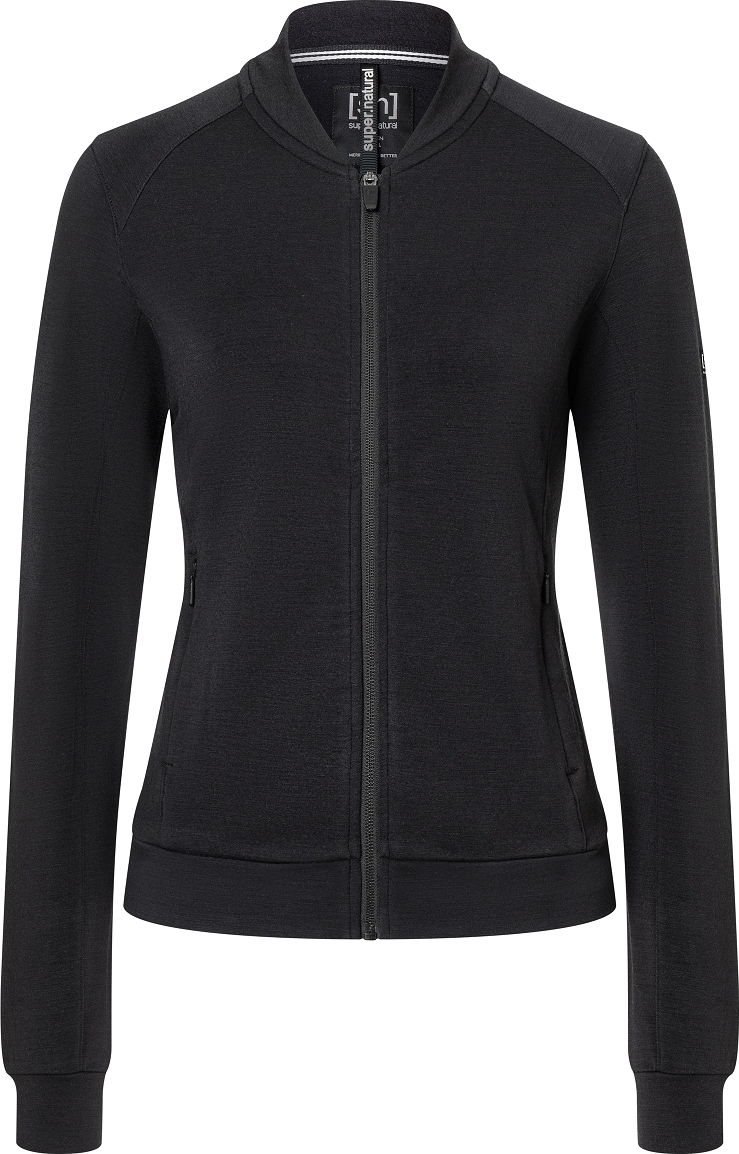 super.natural Women’s Motion Jacket Jet Black