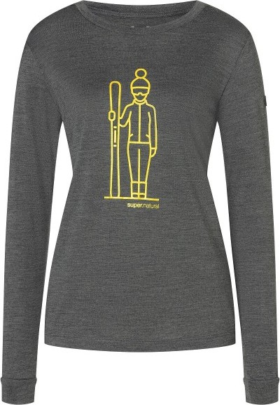 Women’s Skianto Long Sleeve Pirate Grey Melange/Gold