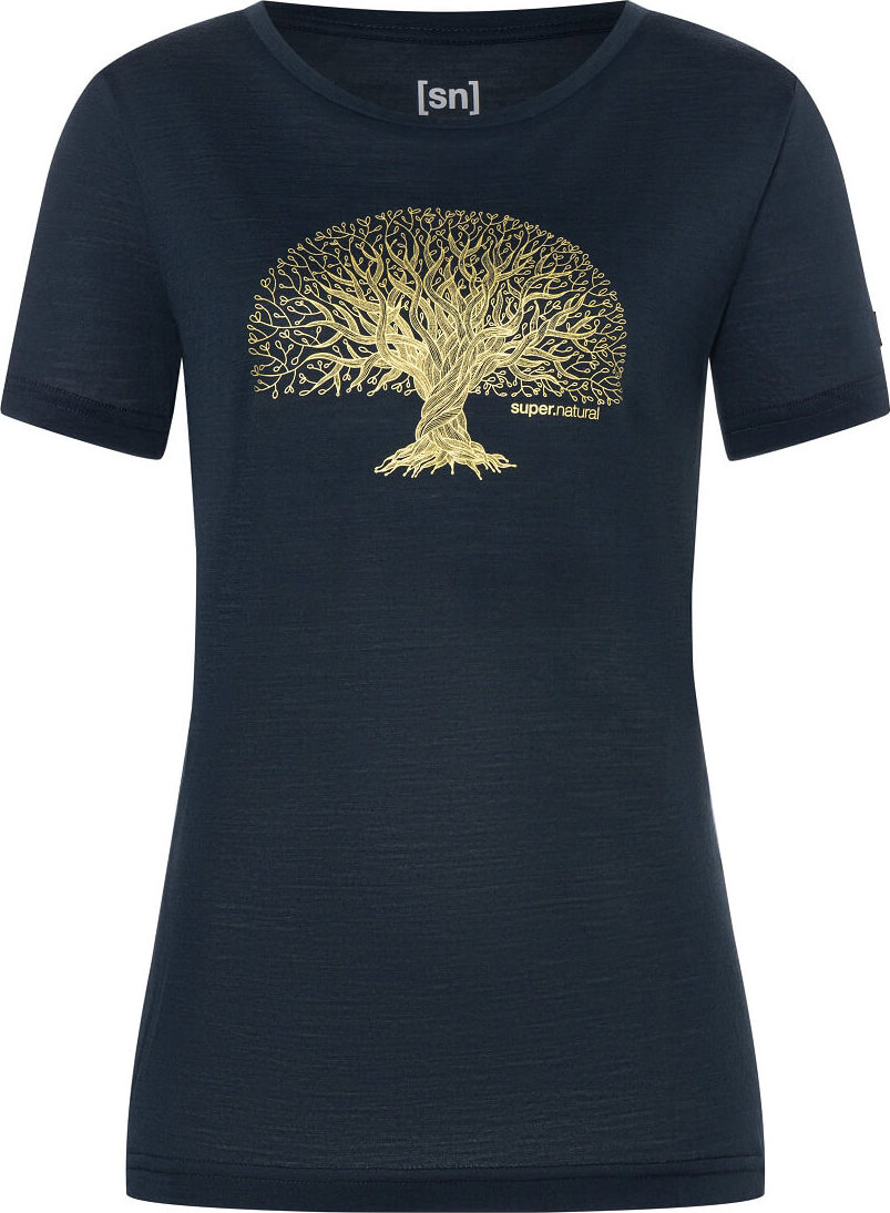 super.natural Women’s Tree Of Knowledge Tee Blueberry/Gold