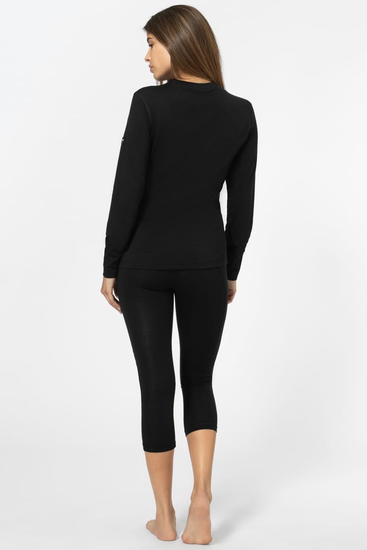 super.natural Women's Tundra175 Long Sleeve Jet Black super.natural