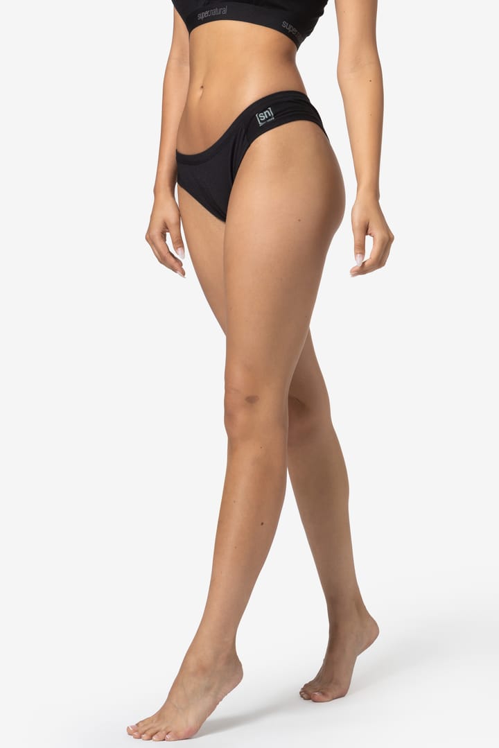 super.natural Women's Tundra175 Thong Jet Black super.natural