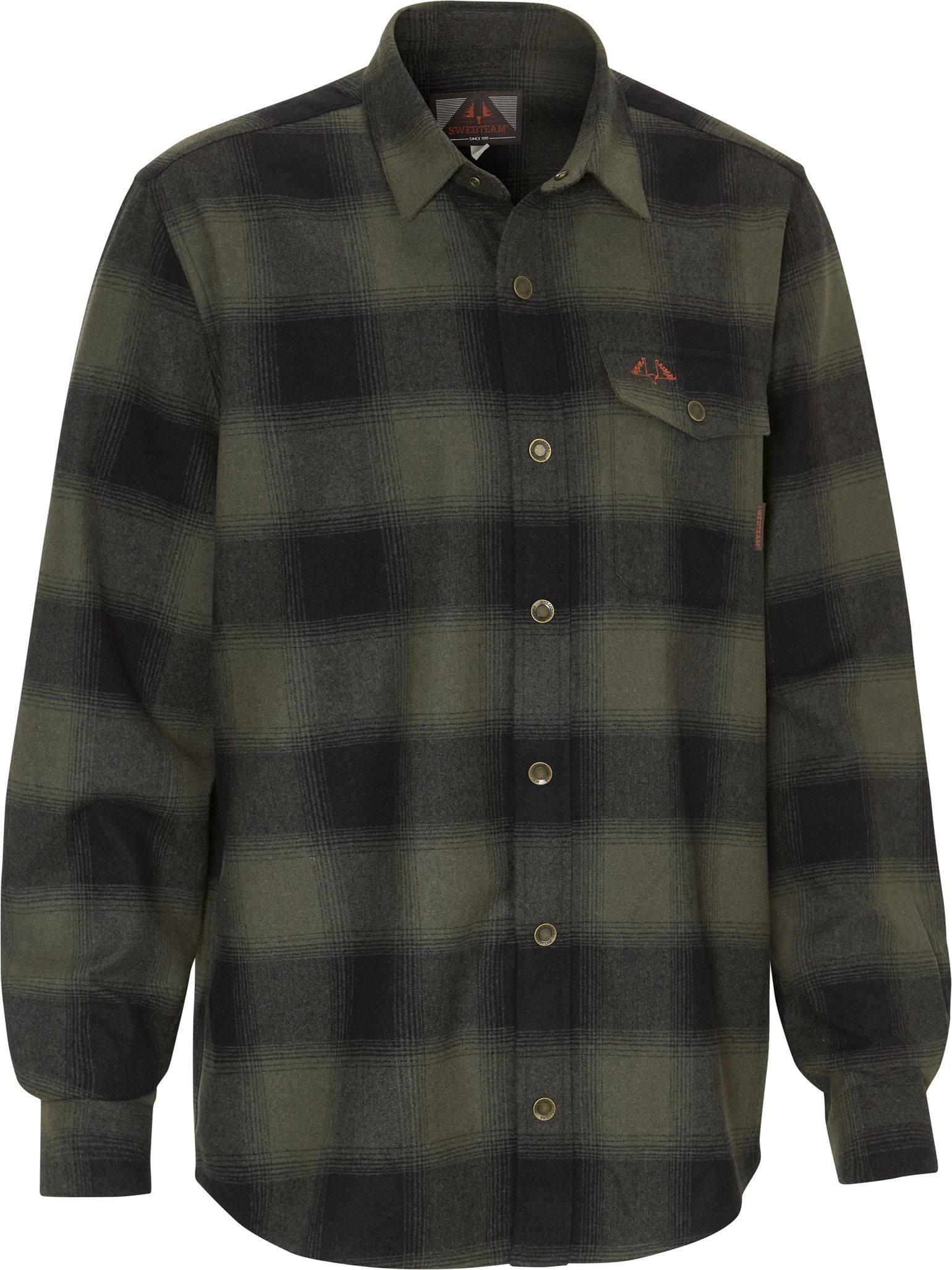 Swedteam Men's Lynx Wool Shirt Green