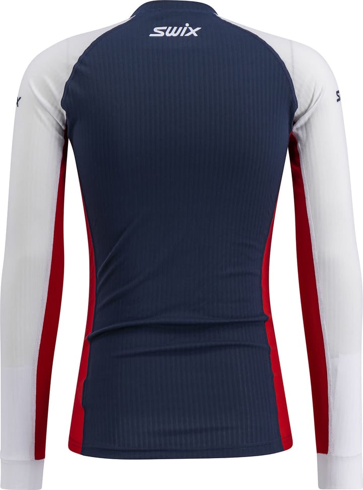 Swix Men's RaceX Classic Long Sleeve Dark Navy/Bright White Swix