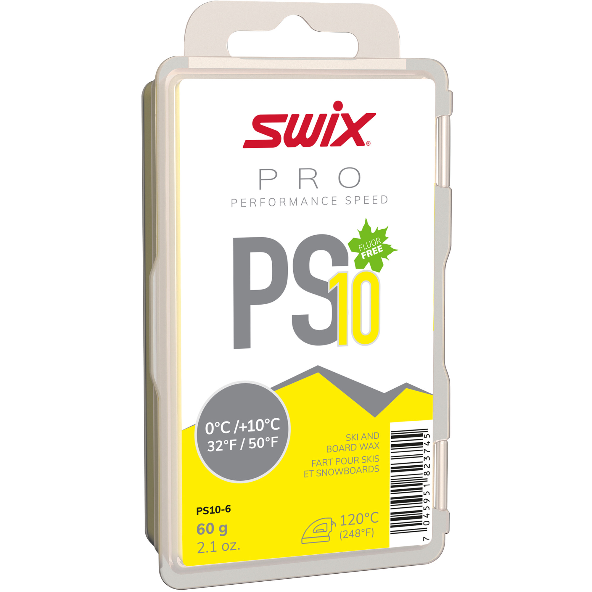 Swix PS10 Yellow 0°c/+10°c Nocolour