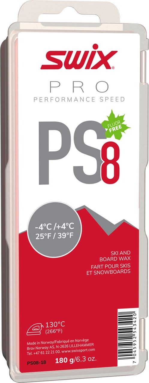 Swix PS8 Red -4°C/+4°C 180g Nocolour