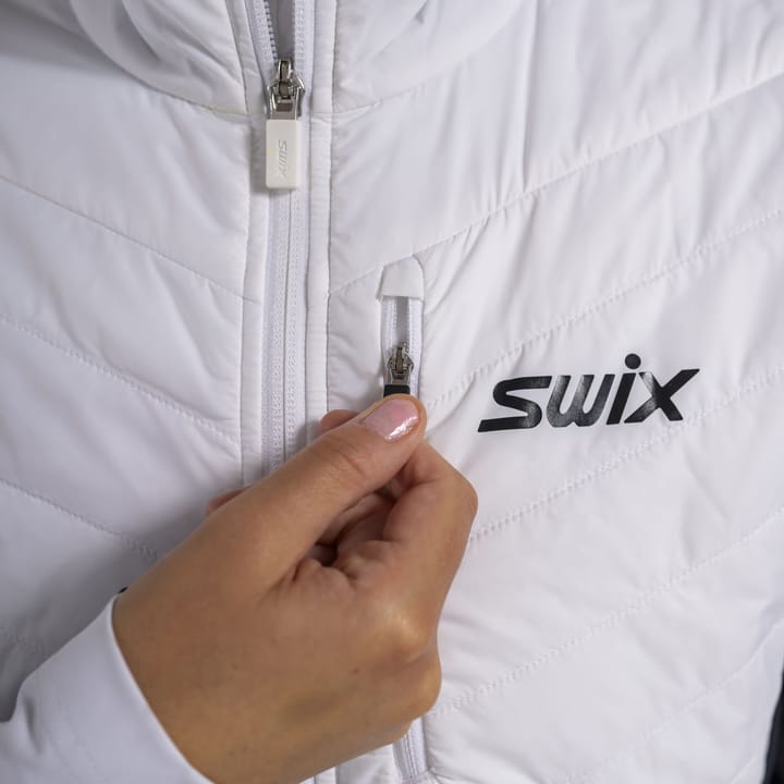 Swix Women's Dynamic Hybrid Insulated Jacket Bright White/Black Swix