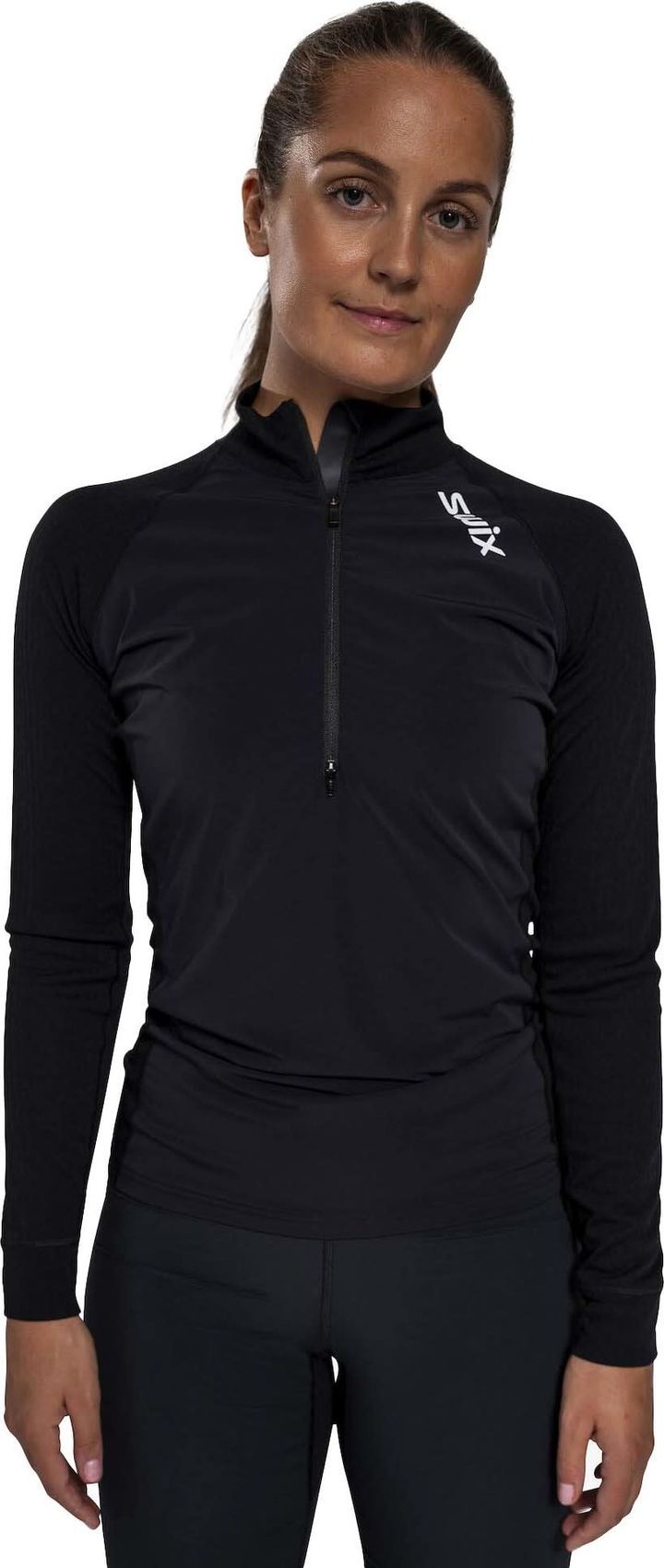 Swix Women's RaceX Classic Wind Half Zip Black Swix