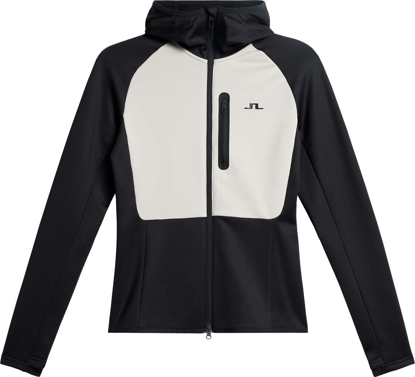 J.Lindeberg Women’s Elana Full Zip Hood Moonbeam