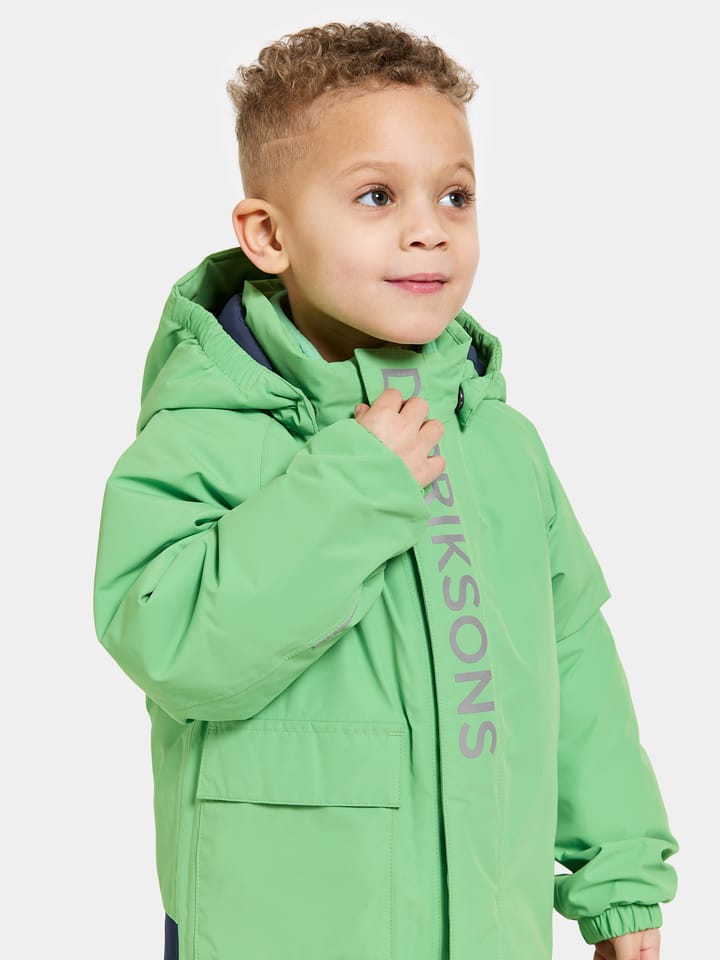 Didriksons Kids' Talvi Jacket Dusty Lime Didriksons