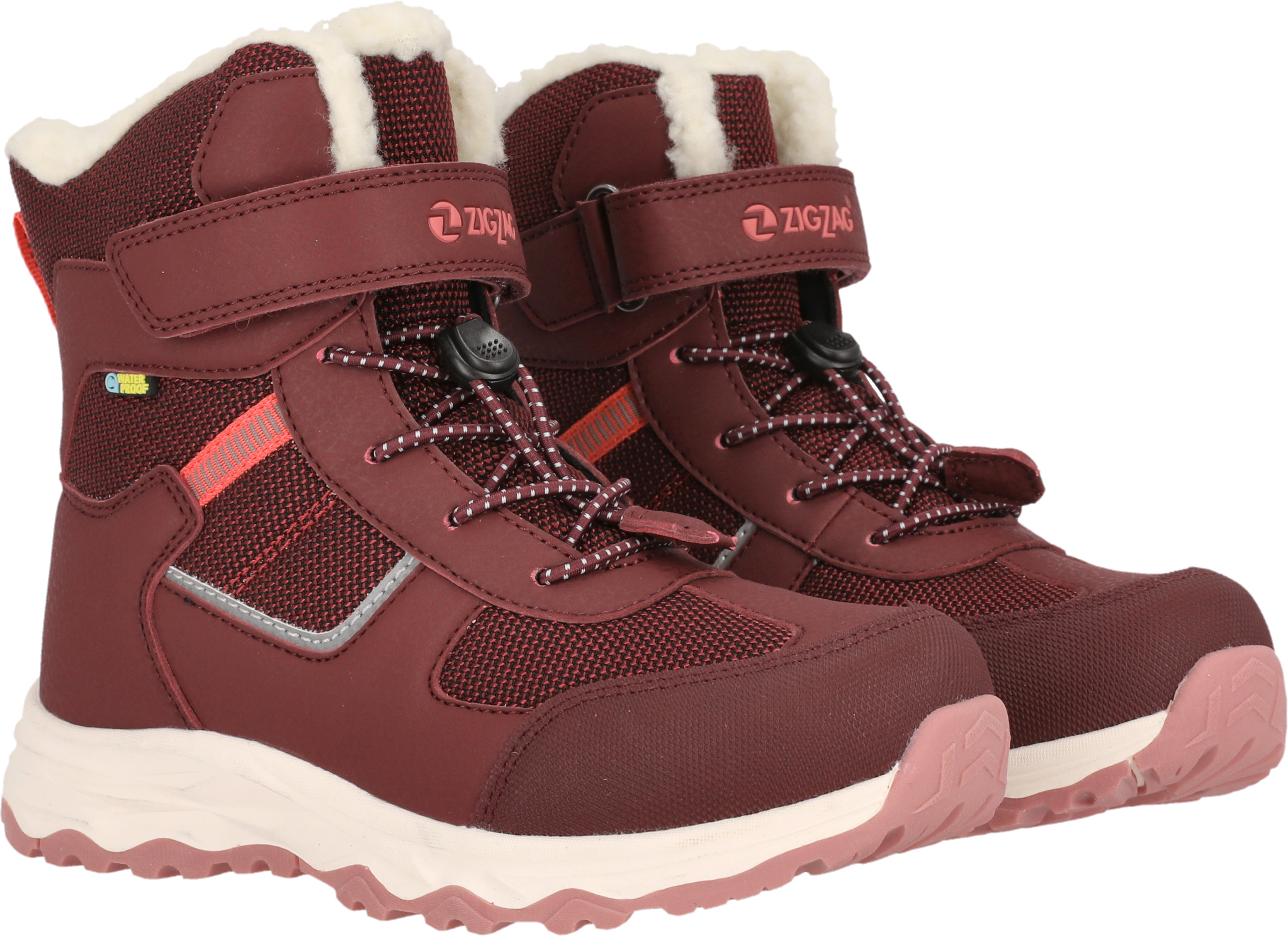 ZigZag Kids’ Balful Boot Waterproof V2 Tawny Port