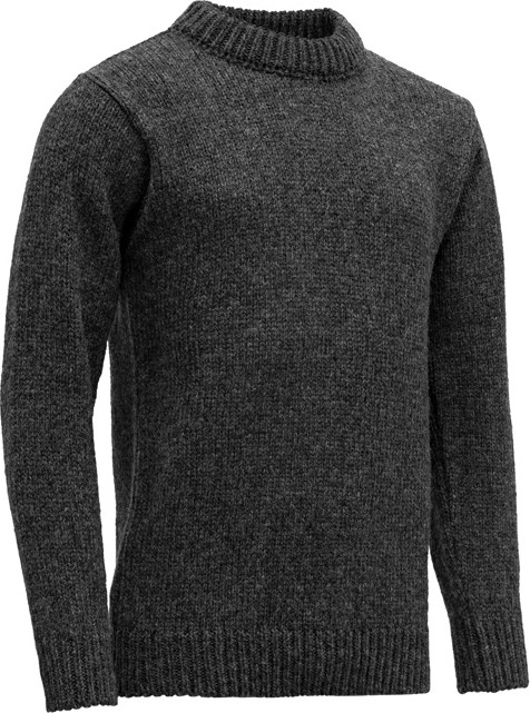 Devold Nansen Man Sweater Crew Neck Anthracite