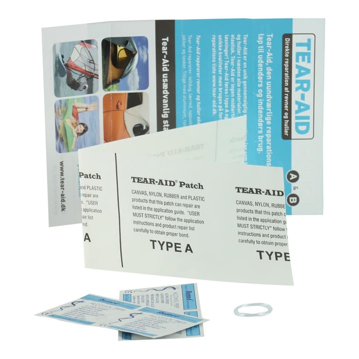 Tear-Aid Tear-Aid Repair Set Type B Fester Og Tetter Kun Vinyl Tear-Aid